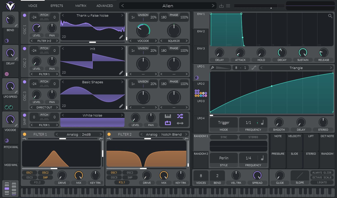 Vital Synthesizer UI
